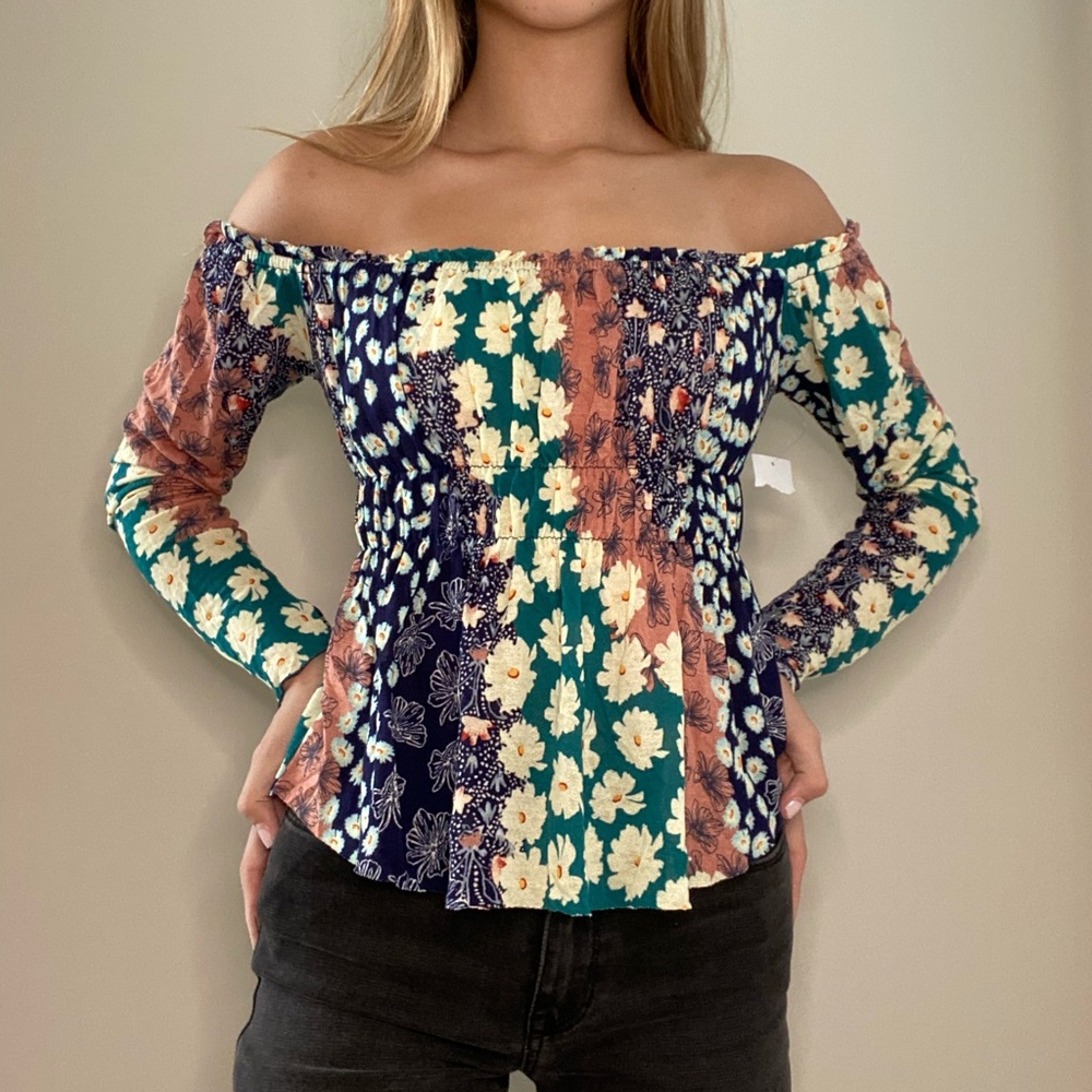 Urban outfitters off the shoulder top